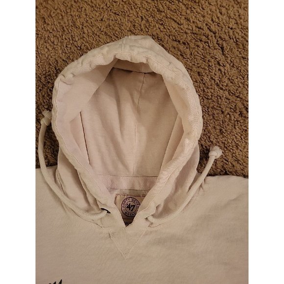 47 BRAND MLB SAN FRANCISCO GIANTS WS 2014 CHAMPS HOODIE MENS SIZE 2XL BEIGE/TAN - Picture 10 of 16